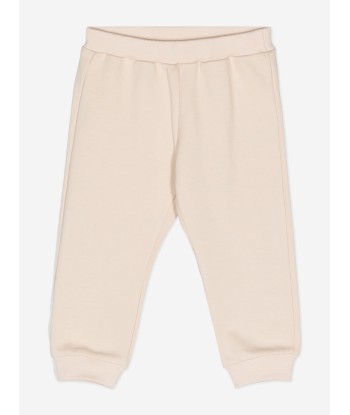 Fendi Baby Logo Joggers in Beige pas cher 