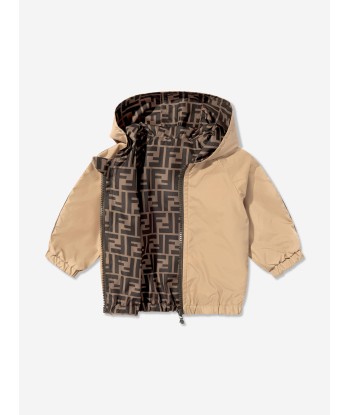 Fendi Baby K-Way Reversible Jacket in Beige vous aussi creer 