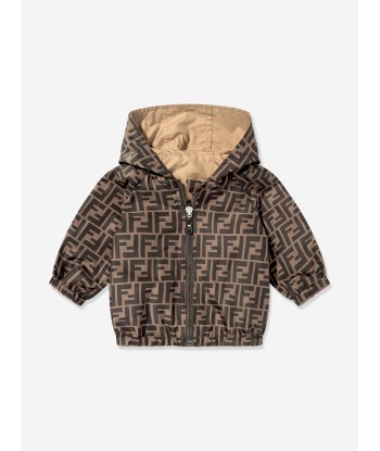 Fendi Baby K-Way Reversible Jacket in Beige vous aussi creer 