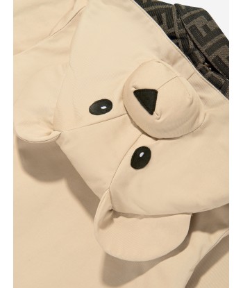 Fendi Baby Bear Trench Jacket in Beige commande en ligne