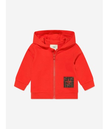 Fendi Baby Zip Up Top in Red à prix réduit toute l'année