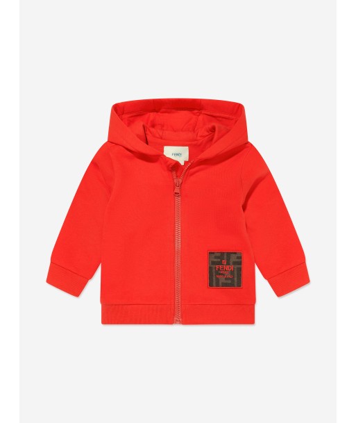 Fendi Baby Zip Up Top in Red à prix réduit toute l'année