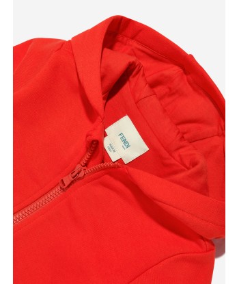 Fendi Baby Zip Up Top in Red à prix réduit toute l'année