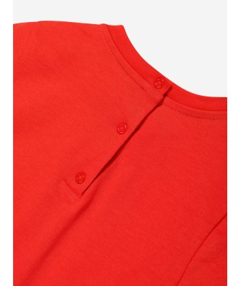 Fendi Baby Logo T-Shirt in Red acheter en ligne