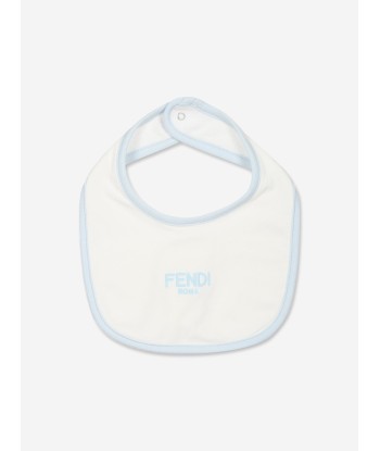 Fendi Baby Boys Bear Babygrow Gift Set in Blue l'évolution des habitudes 