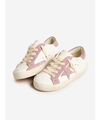 Golden Goose Girls Leather Super Star Trainers in White l'évolution des habitudes 