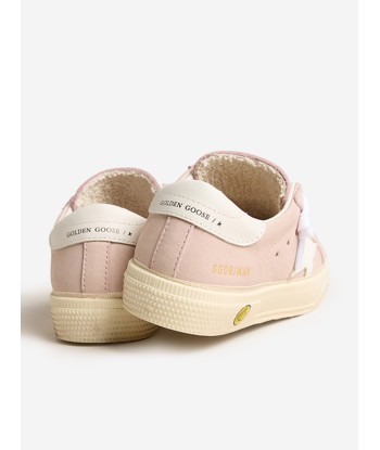 Golden Goose Girls Leather Star May Trainers in Pink des créatures d'habitude