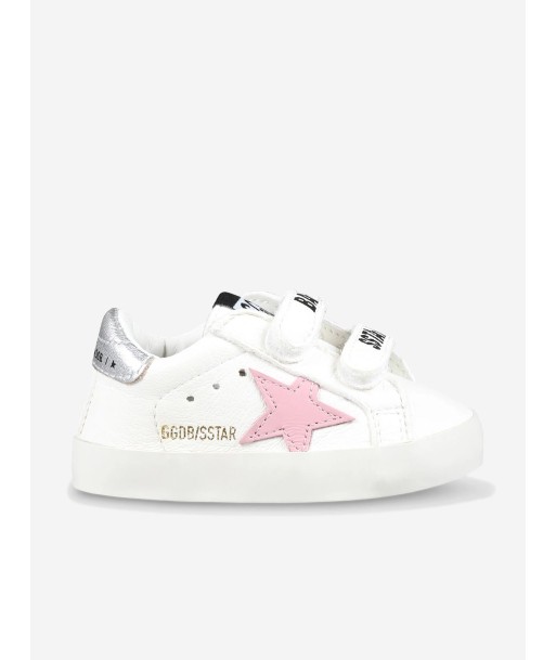 Golden Goose Girls Leather Suede Star Trainers in White Jusqu'à 80% De Réduction