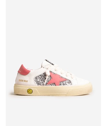 Golden Goose Girls Glitter and Leather Star May Trainers in Multicolour de votre