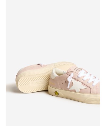 Golden Goose Girls Leather Star May Trainers in Pink des créatures d'habitude