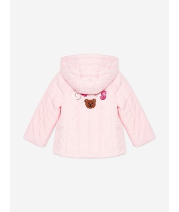 Guess Baby Girls Padded Jacket in Pink Comparez plus de prix