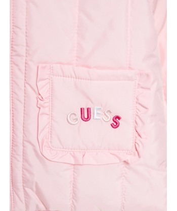 Guess Baby Girls Padded Jacket in Pink Comparez plus de prix