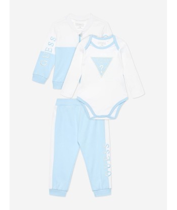 Guess Baby Boys 3 Piece Tracksuit Set in Blue les ligaments