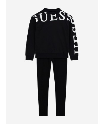 Guess Girls Logo Leggings Set in Black l'achat 