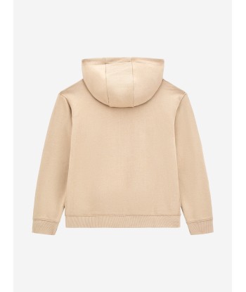 Guess Boys Logo Hoodie in Beige À commander