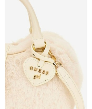 Guess Girls Fur Heart Bag in Ivory (19cm) votre