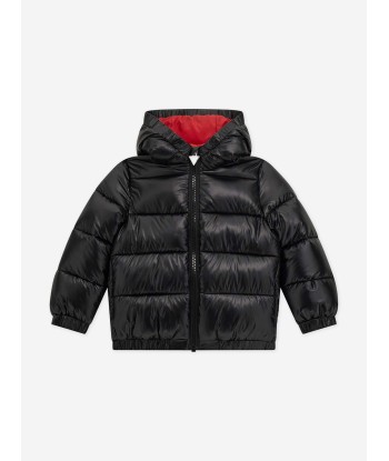 Guess Boys Hooded Padded Jacket in Black Le MVP de beaucoup