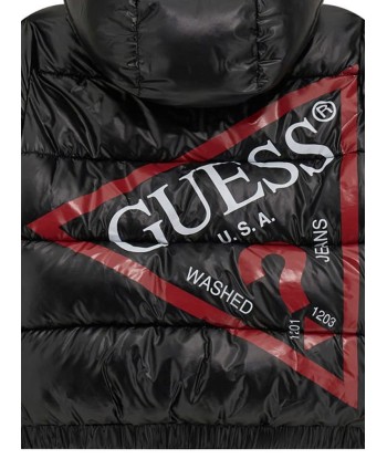 Guess Boys Hooded Padded Jacket in Black Le MVP de beaucoup