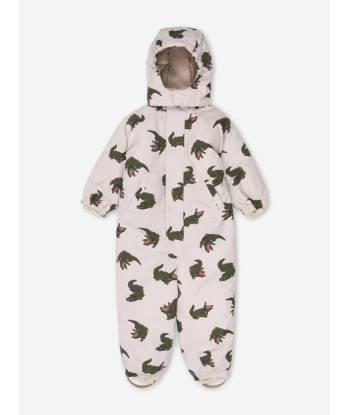 Konges Sløjd Kids Crocodile Nohr Snowsuit in Ivory Les magasins à Paris