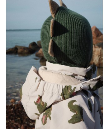 Konges Sløjd Baby Boys Animal Balaclava in Green Les êtres humains sont 