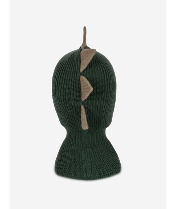 Konges Sløjd Baby Boys Animal Balaclava in Green Les êtres humains sont 