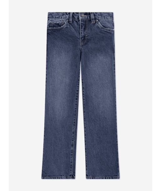 Levi's Girls Wide Leg Jeans in Blue Paris Déstockage Promo