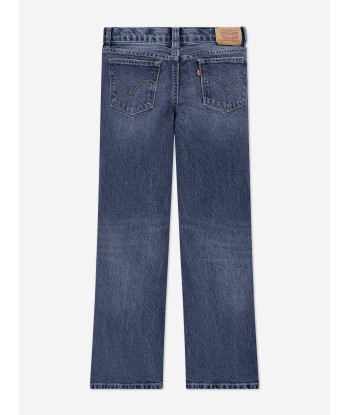 Levi's Girls Wide Leg Jeans in Blue Paris Déstockage Promo