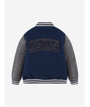 Levi's Boys Logo Bomber Jacket in Blue Les magasins à Paris et en Île-de-France