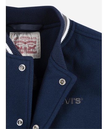 Levi's Boys Logo Bomber Jacket in Blue Les magasins à Paris et en Île-de-France