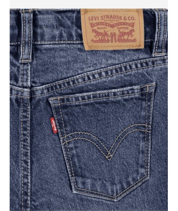 Levi's Girls Wide Leg Jeans in Blue Paris Déstockage Promo