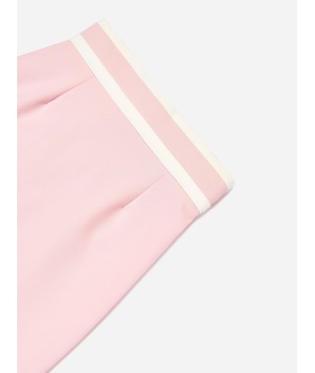 Mama Luma Girls Contrast Stitch Skirt in Pink vous aussi creer 