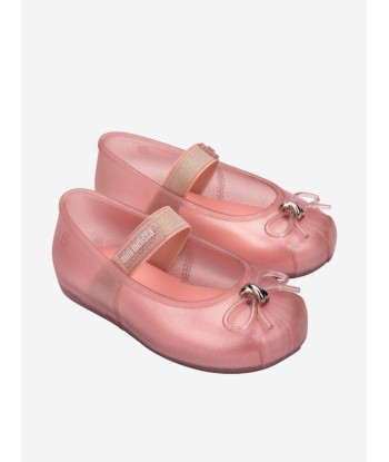 Mini Melissa Girls Sophie Ballet Flats in Pink vente chaude votre 