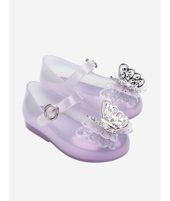 Mini Melissa Girls Sweet Love Fly II Shoes in Purple Voir les baskets