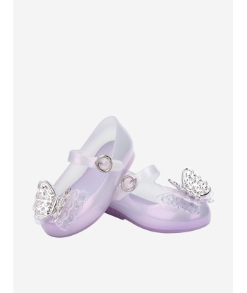 Mini Melissa Girls Sweet Love Fly II Shoes in Purple Voir les baskets