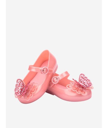 Mini Melissa Girls Sweet Love Fly II Shoes in Pink Par le système avancé 