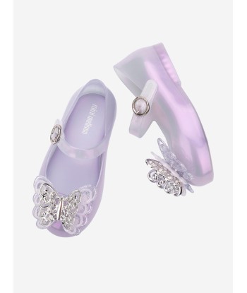 Mini Melissa Girls Sweet Love Fly II Shoes in Purple Voir les baskets