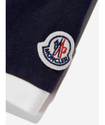 Moncler Enfant Baby Boys Logo Polo Shirt in Navy l'achat 