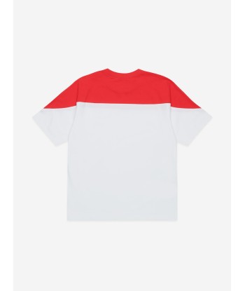 MARNI Kids Colourblock T-Shirt in White les ctes