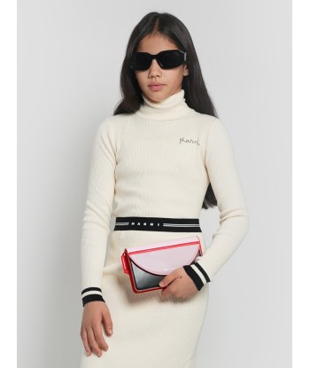 MARNI Girls Knitted Roll Neck Jumper in Ivory 50-70% off 