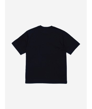 MARNI Kids Logo T-Shirt in Black la colonne vertébrale