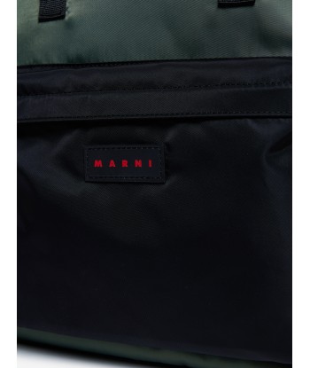 MARNI Kids Branded Backpack in Green (40cm) Par le système avancé 