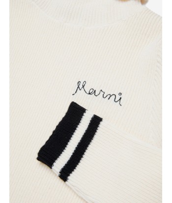 MARNI Girls Knitted Roll Neck Jumper in Ivory 50-70% off 