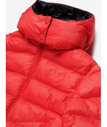 MARNI Kids Puffer Jacket in Red Paris Déstockage Promo