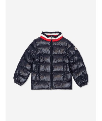 Moncler Enfant Baby Boys Down Padded Vashiti Jacket in Navy de France