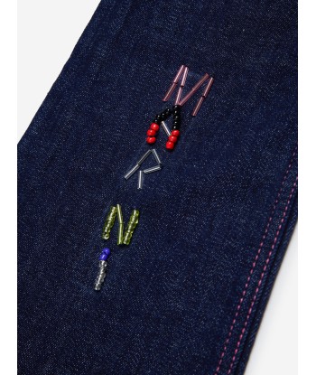 MARNI Girls Flared Jeans in Blue l'évolution des habitudes 