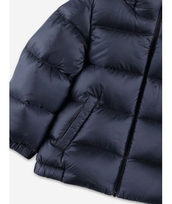 Moncler Enfant Baby Boys Down Padded New Macaire Jacket in Navy sur le site 