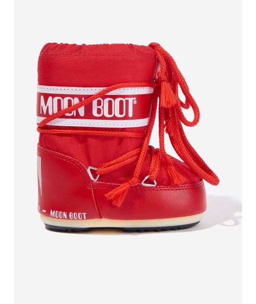 Moon Boot Baby Girls Icon Mini Boots in Red solde