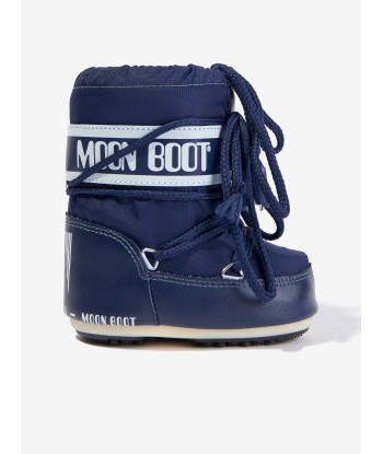 Moon Boot Baby Boys Icon Mini Boots in Blue la colonne vertébrale