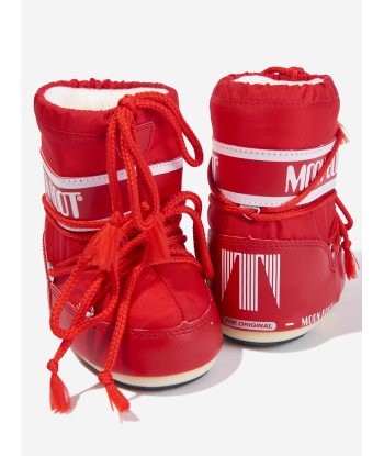 Moon Boot Baby Girls Icon Mini Boots in Red solde