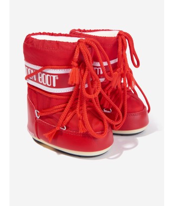 Moon Boot Baby Girls Icon Mini Boots in Red solde